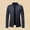 Blue, variant on Lolmot Mens Casual Suit Blazer Jackets Stand Collar Slim Fit Lightweight Lined Coats Business Coats Chinese Suit