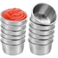 thumbnail image 1 of 12PCS Small Sauce Cups, Ramekin Sauce Dipping Bowl 50ML Mini Sauce Cups Pudding Condiment Cups for Home Party Restaurant (Silver), 1 of 8