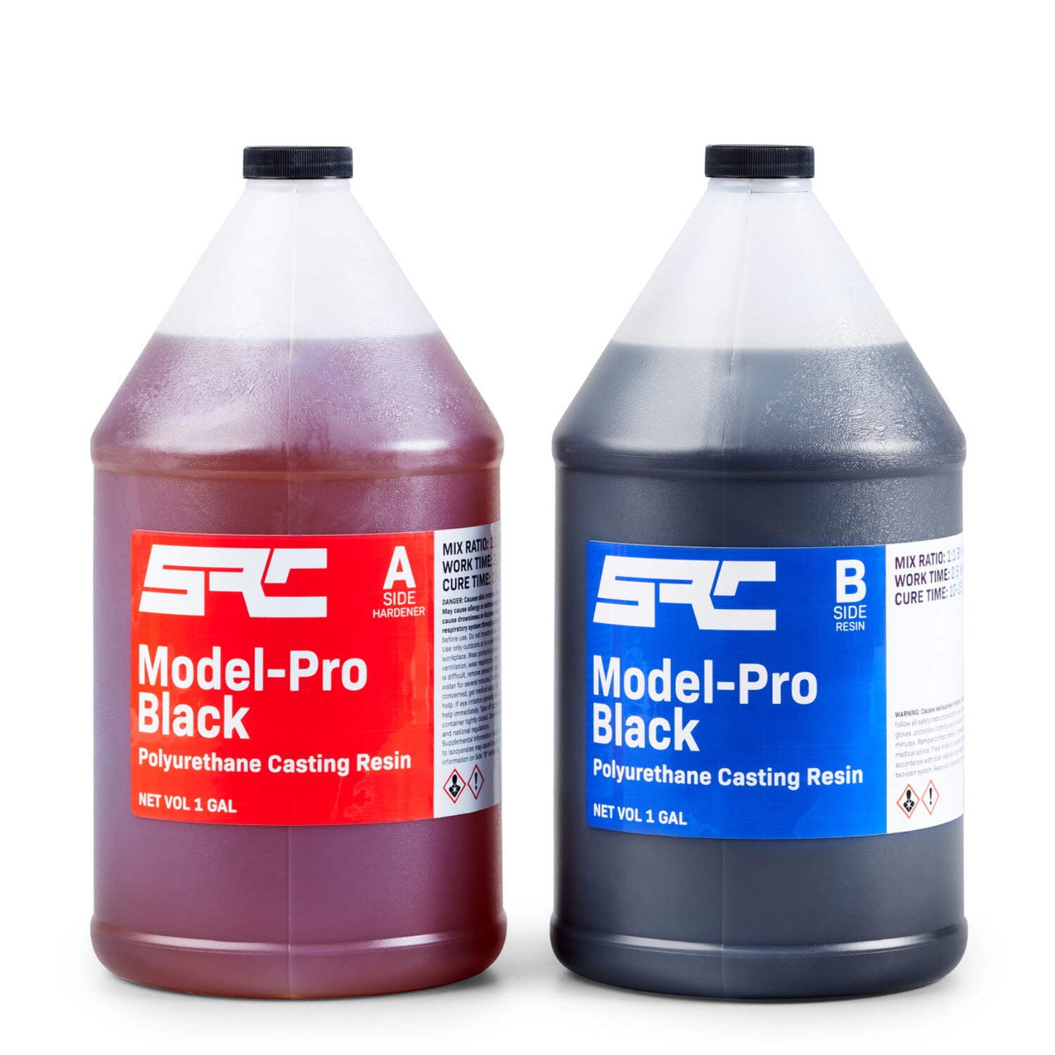 SPRESIN Model-Pro Black, 2-Gal (1 Gal Part A + 1 Gal Part B) Resin Kit, Ideal for RTV Silicone Molds, Polyurethane Casting Resin for Models, Prototypes, Figurines, Jewelry and Proofing Molds