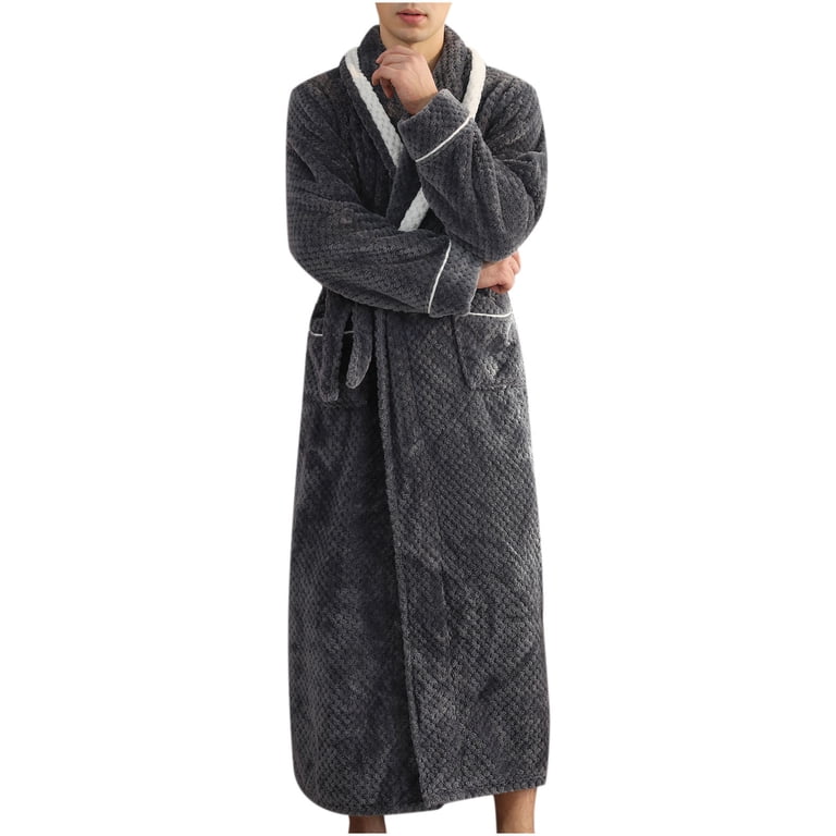 chinese dress ladies Lightweight Men's Bathrobe - Oxford