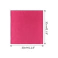 thumbnail image 2 of INSPIRE CHIC Men's Pocket Squares Solid Color Handkerchiefs Hot Pink One Size, 2 of 4