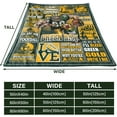 thumbnail image 6 of Green Blanket Gifts for Men Women, City Football Throw Blanket, Warm Blanket Gifts for Football Fans 60" X 50", 6 of 6