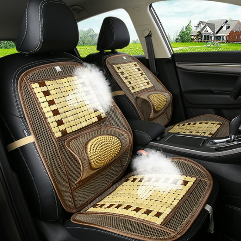 Car Cushion Single Seat Summer Breathable Seat Cool Pad Bamboo