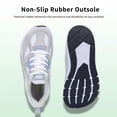 thumbnail image 4 of AHUSIR Comfort Breathable Non Slip Women's Sneakers Ideal for Work Walking Gym Travel Sports US Size 5.5-11, 4 of 7
