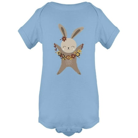 

Cute Beige Happy Rabbit Bodysuit Infant -Image by Shutterstock Newborn