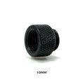 thumbnail image 1 of Extender Fitting For Hard Pipe, 10mm 15mm 20mm 30mm 40mm M-F G1/4, Black / Silver Nickel For Computer Water Cooling Black 10mm, 1 of 6
