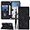 Black, variant on A14 5G Case Wallet,for Galaxy A14 5G Phone Case,[Card Holder Slots][Wrist Strap][Kickstand] TPU Interior Protective PU Leather Embossing Flip Cases Cover for Samsung Galaxy A14 5G (Black)