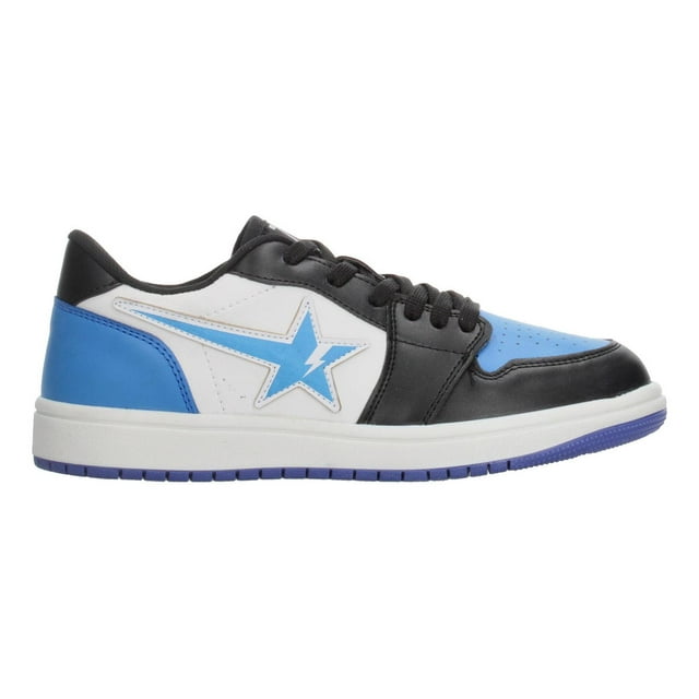 Tenis Vavito Azul Negro Blanco Original Sneakers Casual Ligero Niño Urbano negro 26 MX