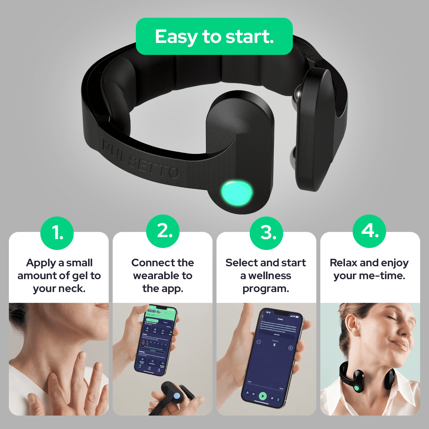 Pulsetto FIT Non-Invasive Vagus Nerve Stimulator – Feel Calmer