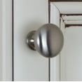 thumbnail image 4 of GlideRite 1.125 in. Solid Classic Round Cabinet Knob, Satin Nickel, 4 of 5