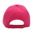 thumbnail image 2 of Classic Baseball Hat Custom A to Z Initial Team Letter, Hot Pink Cap White Black Letter G, 2 of 3