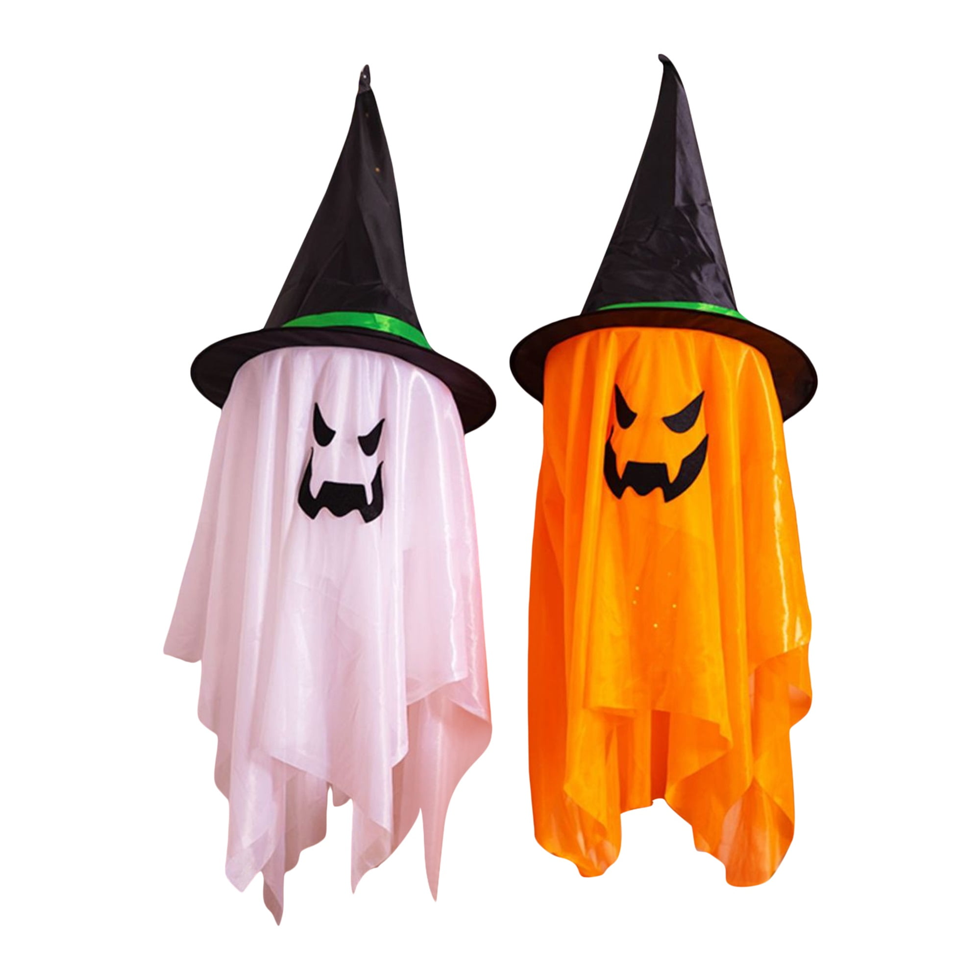 Halloween Ghost Lights Decorations Outdoor Hanging Decor,Glowing Witch