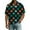 Army Green, variant on Men's St. Patrick's Day Shamrock Polo Shirt Short Sleeve Half Zip Casual Top