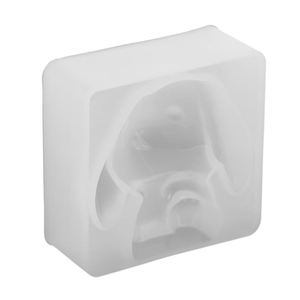 Molde de silicona transparente para adornos de resina, para arcilla polimérica, resina epoxi y joyería. Conejo