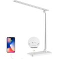 thumbnail image 1 of LED Desk Lamp, Dimmable Desk Lamps 5 Color Modes 10 Brightness Levels,Bedside Lamp with USB Port and Timer Function, 1 of 5