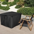 thumbnail image 4 of TwoPone Fire Pit Cover Square - Waterproof Windproof Anti-UV Heavy Duty Gas Fire Pit Cover, 28 Inch Patio Fire Table Cover, 4 of 7