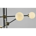 thumbnail image 5 of Bethel International Chandelier Black Metal & Glass, 5 of 5