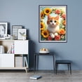 thumbnail image 7 of Diamond Art Kits for Adults - 5d Orange Kitten Floral Frame Sunny Diamond Painting for Adults, Diamond Art for Adults Beginners, Diamond Painting Kits for Adults for Home Wall Decor, 7 of 7