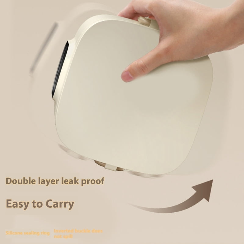 Portable Electric Infant Feeding Bowl 8Hrs Constant Temperature Control Charging Leak proof Design Easy Cleaning