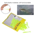thumbnail image 2 of WALFRONT 50PCS 5cm Soft Plastic Fishing Lures T-Tail Grub Worm Baits Fish Tackle Accessory, Baits, Fishing Lures, 2 of 6