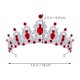thumbnail image 2 of unbranded Tiara Roja Con Para Celebraciones De Cumpleaños Y Bodas Accesorio De, 2 of 8