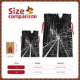 thumbnail image 3 of Fuzoiu Futuristic Moonlit Cityscape Print Christmas Gift Bag,Burlap Gift Bag with Drawstring Closure & Hang Tag,Perfect for Holidays, Birthdays, and Special Occasions-Small, 3 of 7