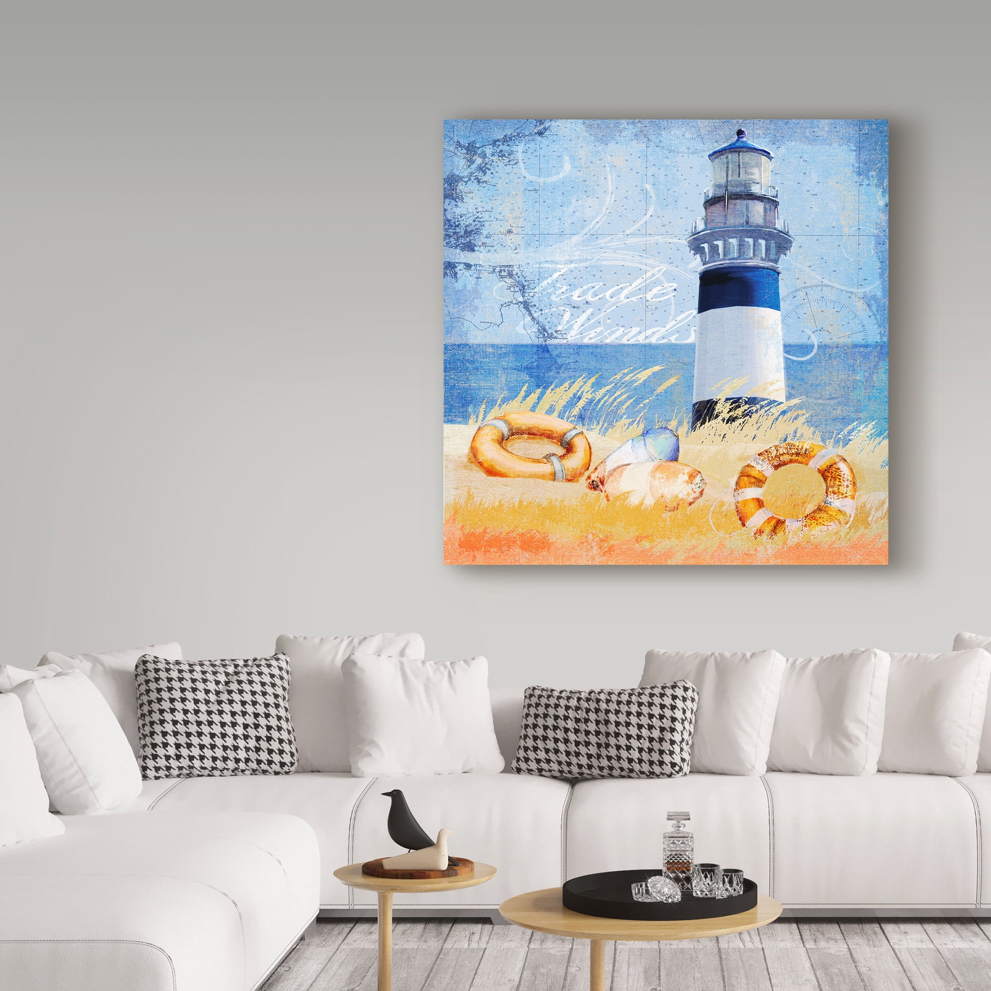 Trademark Fine Art 'Trade Winds Lighthouse' Canvas Art by Art Licensing Studio