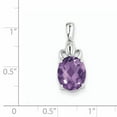 thumbnail image 3 of Sterling Silver Amethyst Pendant. Gem Wt- 2.9ct, 3 of 4
