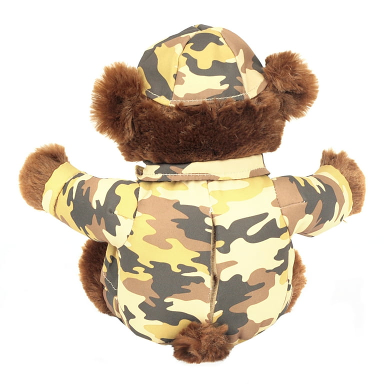 Recordable army cheap teddy bear