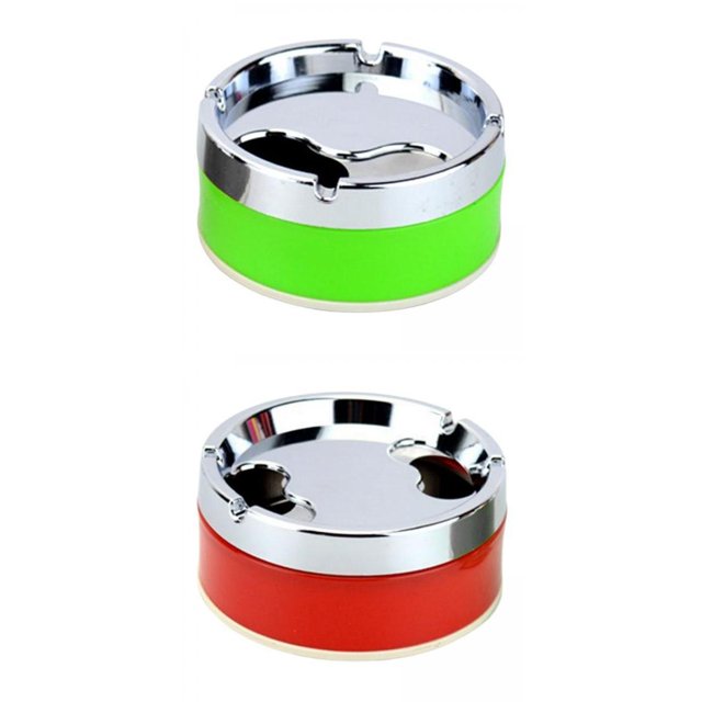 2 Pieces Detachable Table Portable Rotating Lid for Restaurant shamjiam Cenicero de mesa