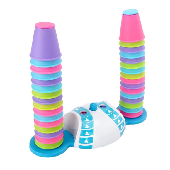 BRIGHTFUFU 1 juego de tazas apilables coloridas para niños, tazas apilables, juguete educativo para apilar