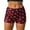 Red, variant on Women's Sequin Shorts High Waist Sequin Shorts Sparkly Micro Short Glitter Party Rave Bottoms Black S