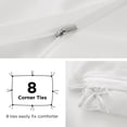 thumbnail image 4 of Juego de cama Bedsure King, funda de edredón con sábana bajera ajustable, 4 piezas, 4 of 7