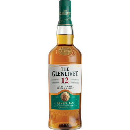 The Glenlivet 12 Year Old Single Malt Scotch Whisky 750mL Bottle