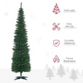 thumbnail image 3 of 7' Slim Green PVC Pencil Artificial Christmas Tree - 499 Tips, Easy Assembly & Stable Base for Living Room Decor, 3 of 7