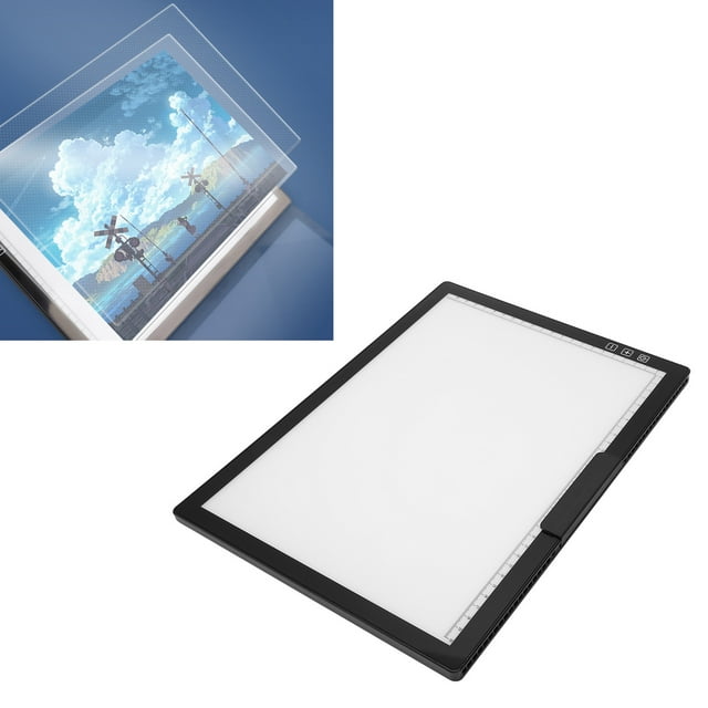 Boîte Lumineuse pour Tableau de Traçage LED, Coussin Lumineux LED Multifonctionnel Interface Type C Portable Ultrafin pour Croquis pour Animation