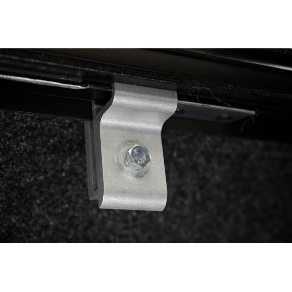 Pace Edwards Tonneau Cover Rail SW5155 SwitchBlade; For Use With Pace Edwards SWDA24A55 Switchblade Cover; Clamp On; Powder Coated; Black; Aluminum; Includes 2 Rails and 4 Clamps