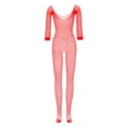thumbnail image 3 of adviicd Fishnet Bodysuit For Women Women's Mesh Lingerie Fishnet Mini Dress Free Size Bodysuit Red One Size, 3 of 4