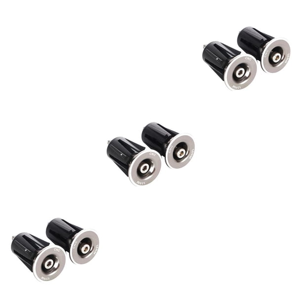 Advancent 1 par de tapas de manillar MTB, empuñaduras de aleación de aluminio para bicicleta de carretera, tapones para manillar de bicicleta de montaña Type7 NO7 Advancent CBP100750