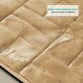 thumbnail image 6 of Clara Clark Bathroom Rugs, Velvet Memory Foam Bath Mat, Ultra Soft Non Slip and Absorbent - Tiled - Small - Beige, 6 of 6