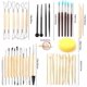 thumbnail image 3 of 61PCS Set Ceramic Carving Tools, Clay Pottery Carving Kit, Wood Modeling Knife, For Polymer Pottery Pottery Candles, 3 of 5