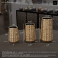 thumbnail image 7 of Lynde Combed Electroplated Metallic Vase, 7 of 7