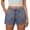 Gray,#027, variant on Women's Summer Elastic Waist Drawstring Casual Shorts With Pockets Soft Lightweight Breathable Wrinkle Resistant Loose Daily Bottoms,S