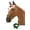 Green, variant on Showman Braided Nylon Rope Noseband Tie Down w/ Strap (Red)