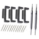 thumbnail image 5 of Kit de adaptadores de correa de reloj de 16 mm y 22 mm para GW-M5610, 110, 100, 120, 150, 8900, G-5600, 6900, 9052, 8900 y 300 , Negro, 5 of 7