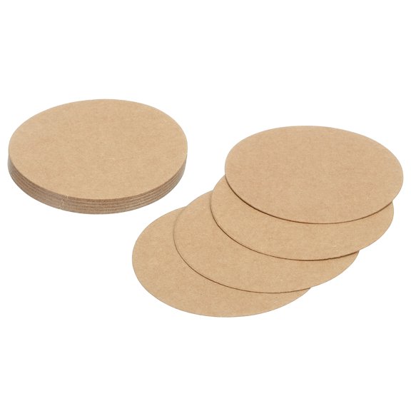 24 Pcs Circle Card Stock, 3.1 Inch Cardstock Paper Circles for Craft, Kraft Color