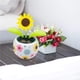 thumbnail image 5 of Matsuzay Maceta con energía solar para bailar, adornos que sacuden el alféizar de la ventana, decoraciones interiores de estilo de coche, Decoración del hogar girasol, 5 of 6