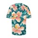 thumbnail image 3 of Camiseta de Cuello Redondo de Manga Corta con Impresión Floral para las Mujeres, Blusa de Poliéster Suave de Estilo de Vacaciones para el Uso Diario de Primavera Y Otoño, 3 of 5