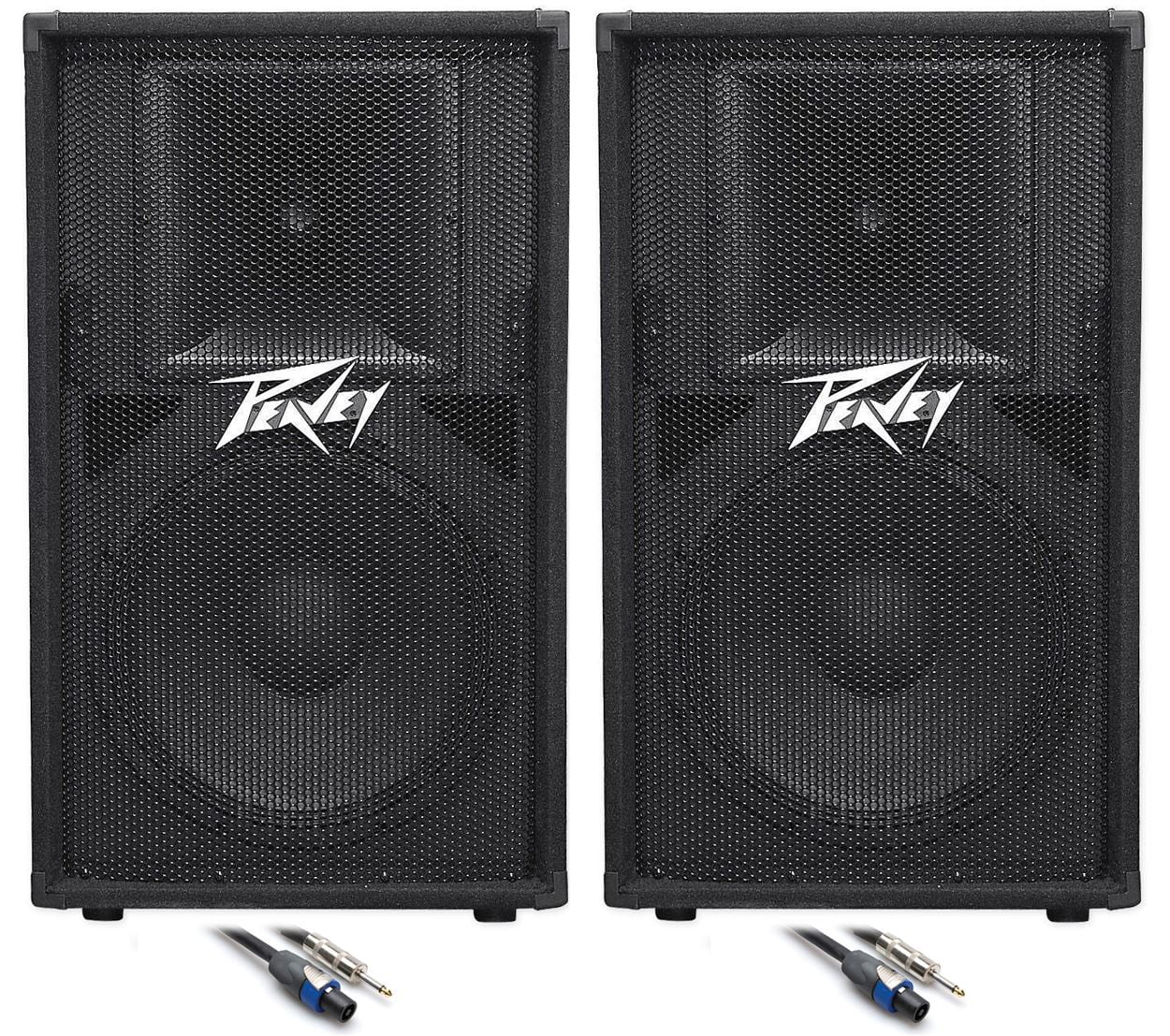 (2) Peavey PV115 15" Inch Passive PA Speaker Monitor +(2) FREE Speaker