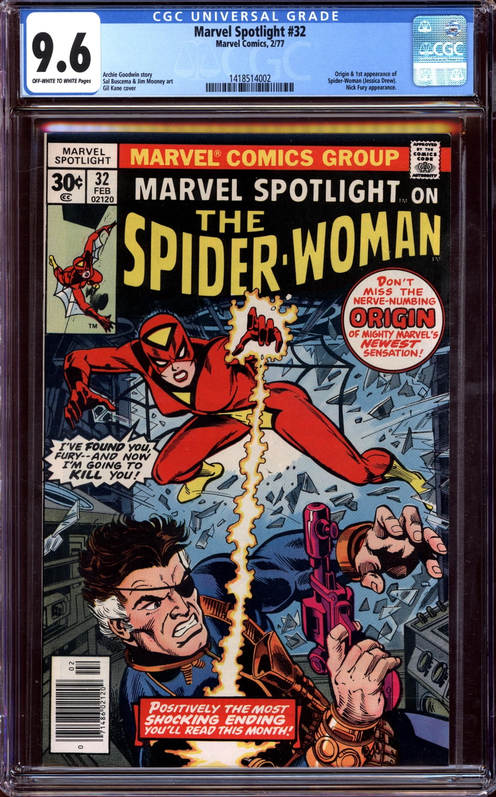 Cover of Marvel Spotlight #32